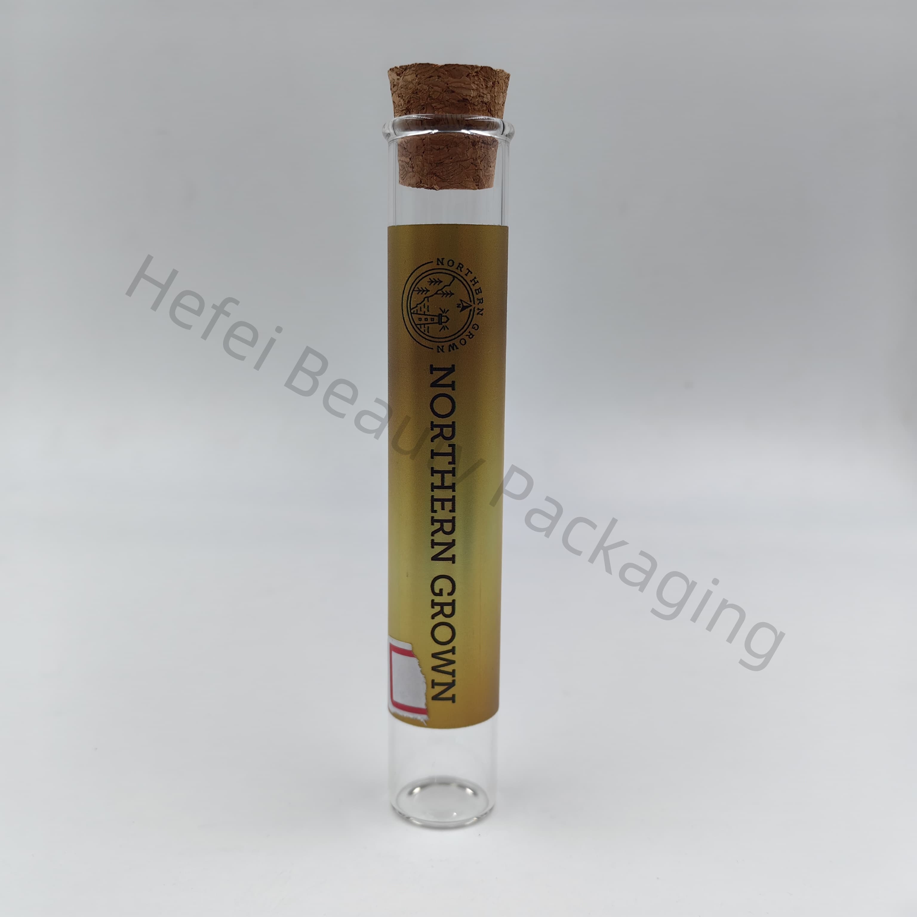 22*120mm Glass Doob Tube With Wooden Cork
