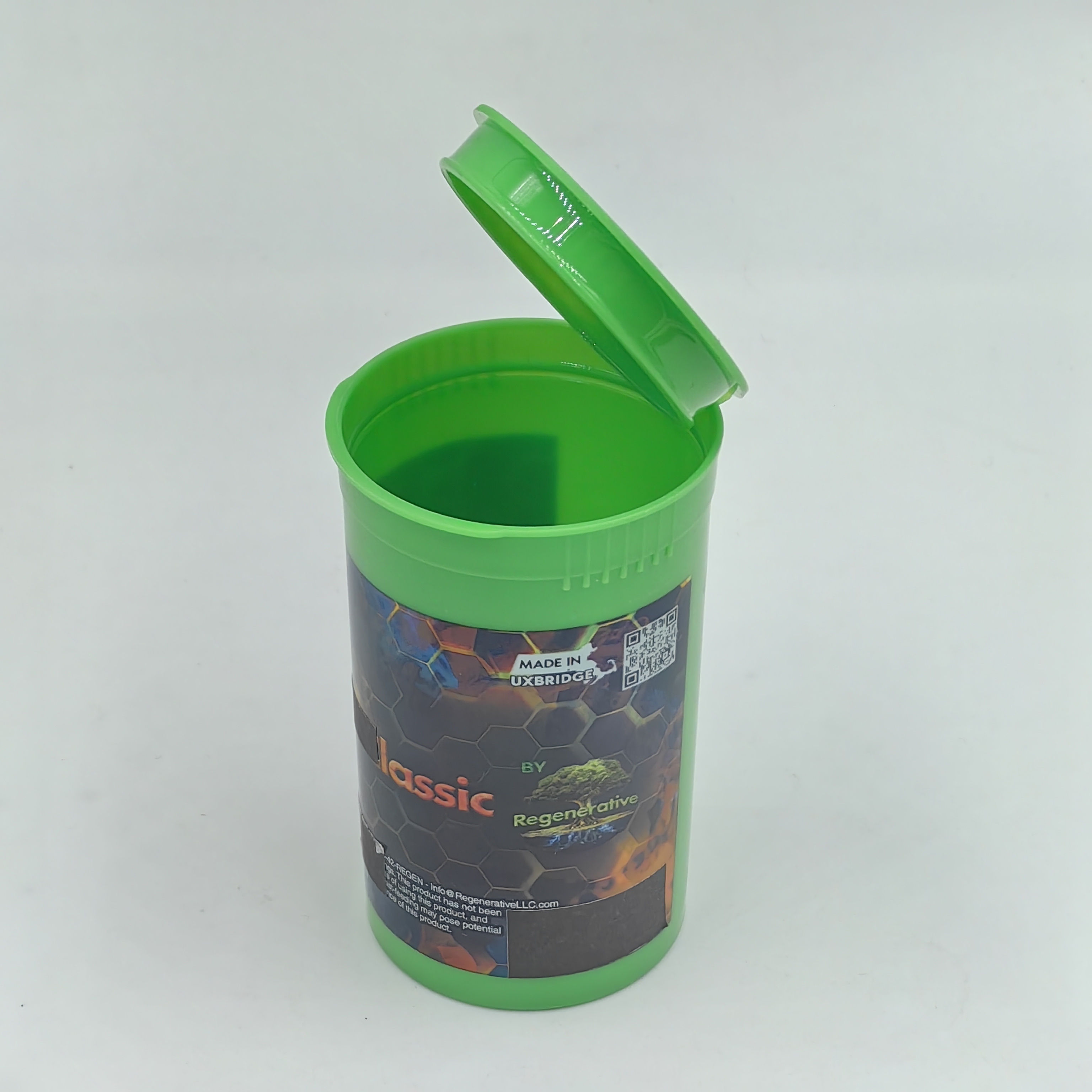 Custom Printing directly 19D Pop Top Vials Pill Bottles